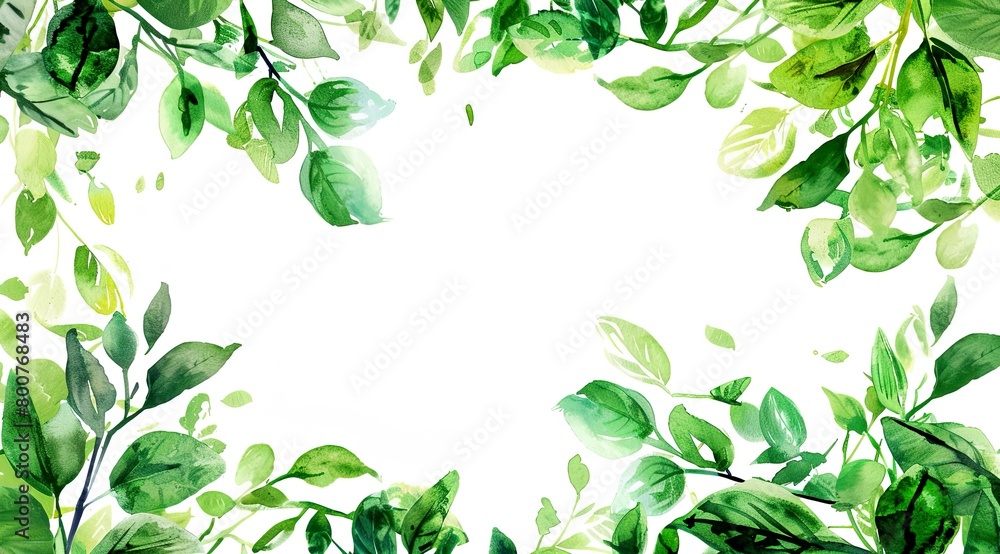 Fototapeta premium green laurel wreath