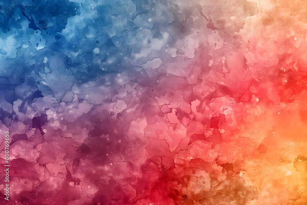 Fototapeta premium A vibrant and colorful watercolor digital background pattern on textures, suitable for art and design projects, wallpaper, and decoration.
