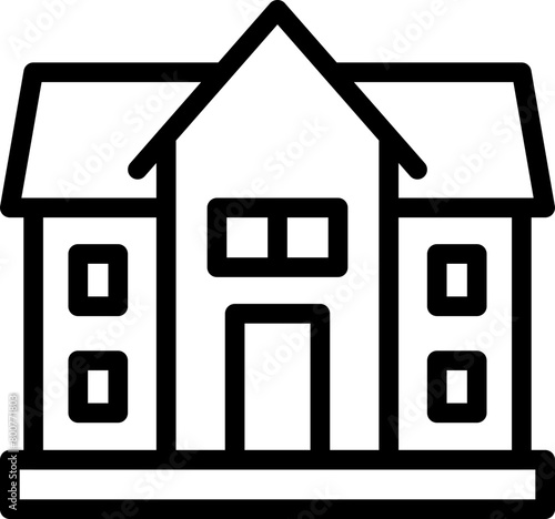 建物のアイコン