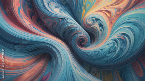vivid vision of colors that swirl into each other and create psychedelic forms  pastel  colors blue  light blue