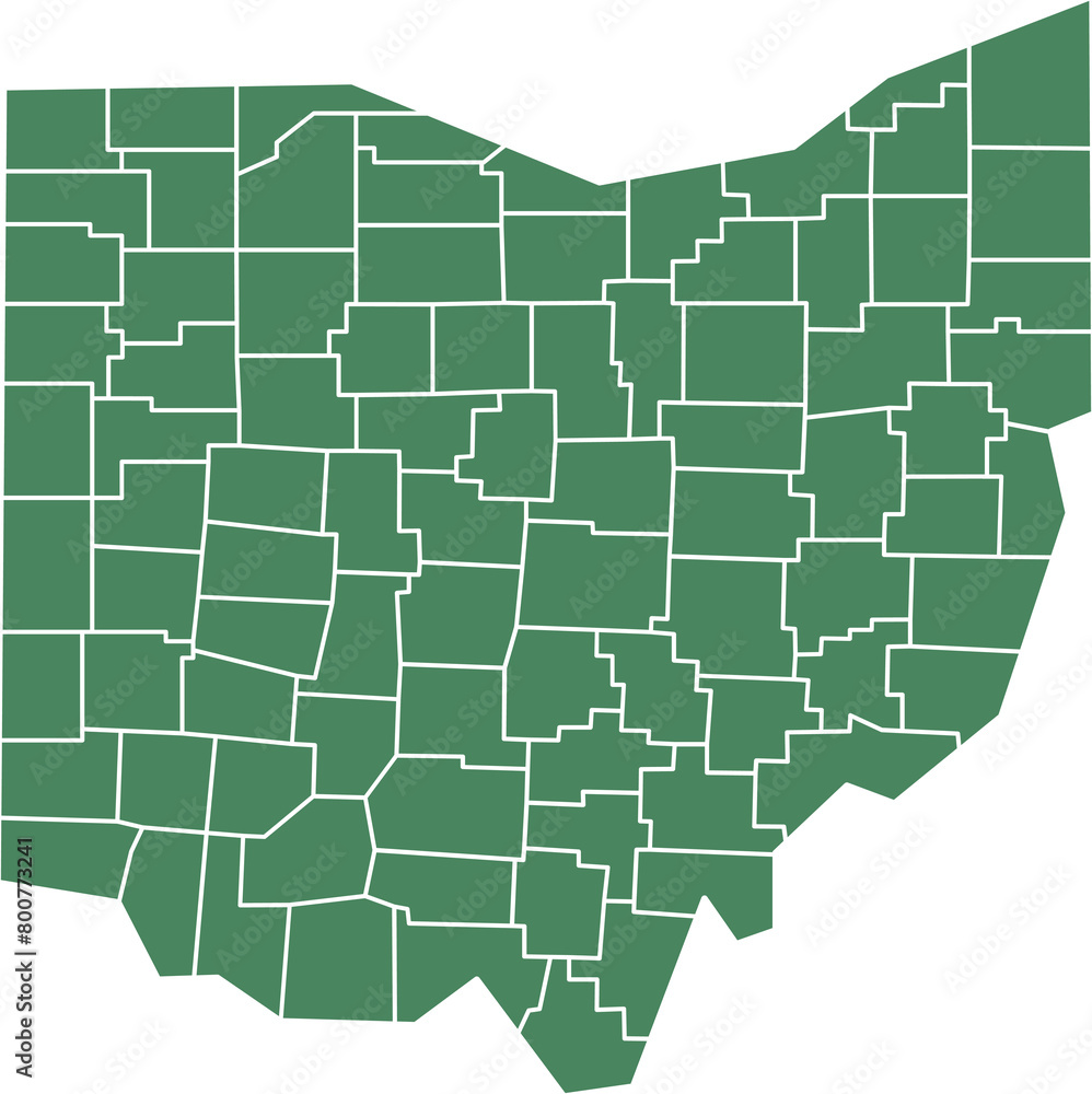 outline drawing of ohio state map. outline drawing of ohio state map.