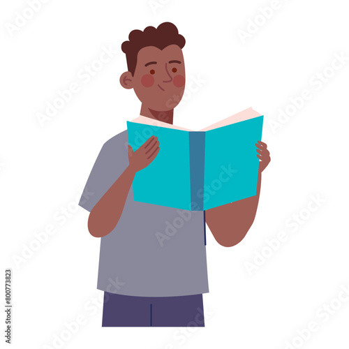 reader young man