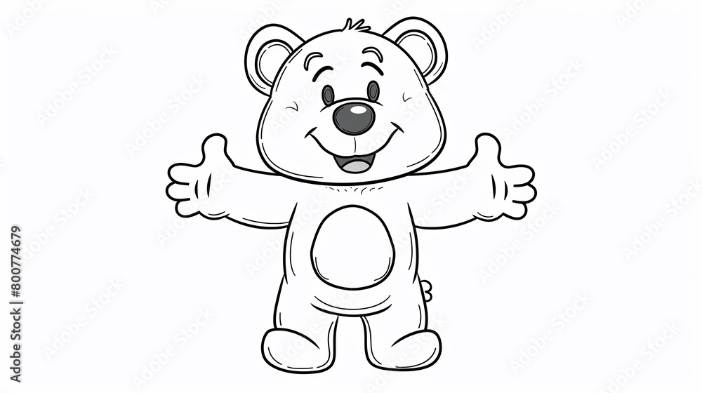 Cuddly The teddy bear had a cuddly appearance Cuddly The teddy bear had a cuddly appearance