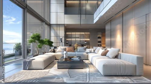 Modern elegant living room interior composition  © Faisal