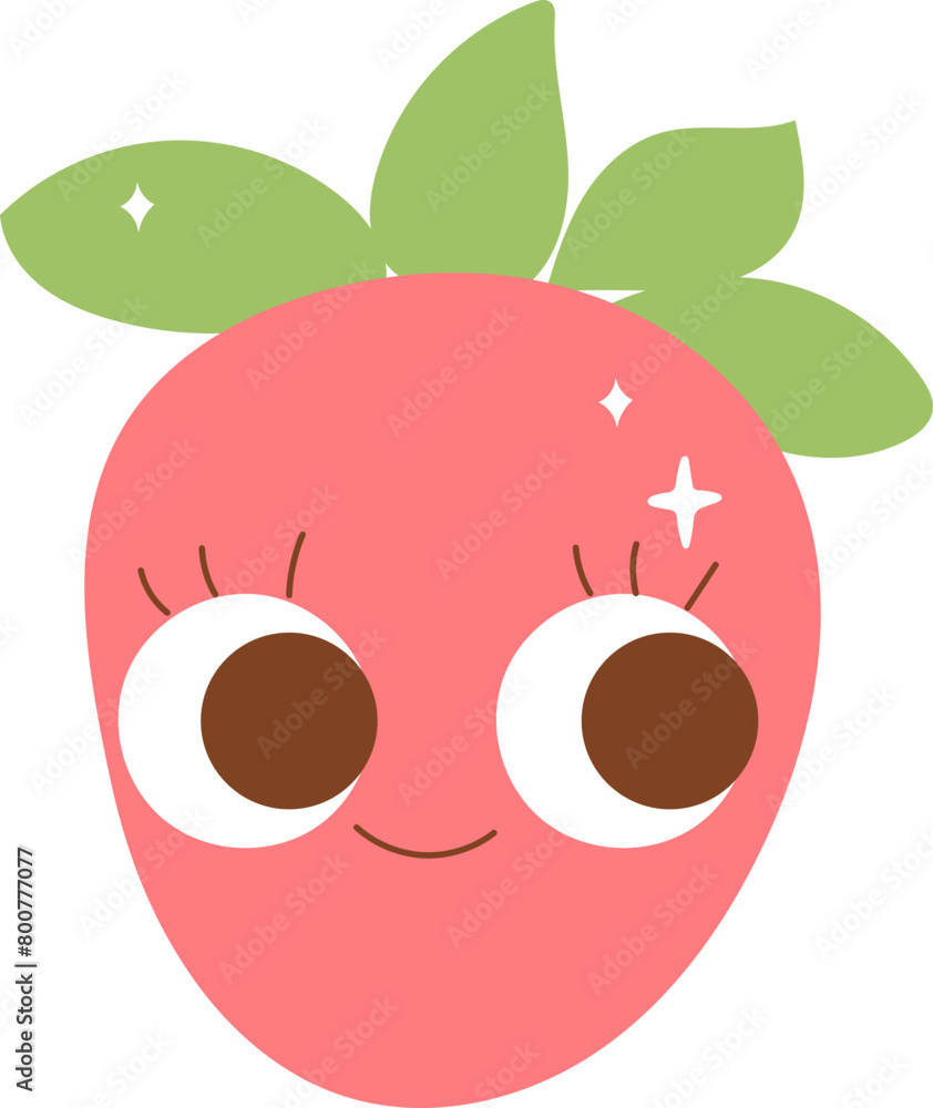 Obraz premium groovy strawberry