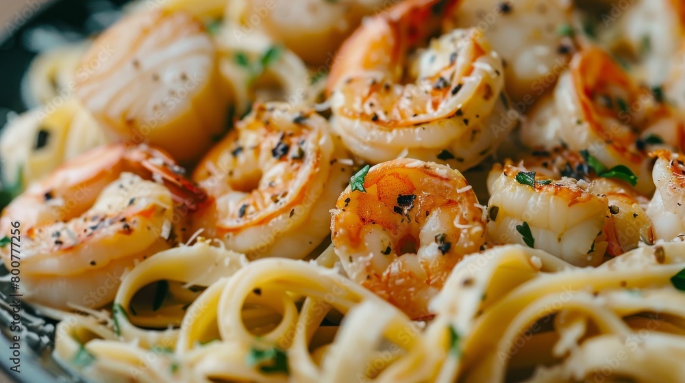 Fresh Look at Decadent Seafood Pasta Loaded With Shrimp And Scallops Creamy Sauce
