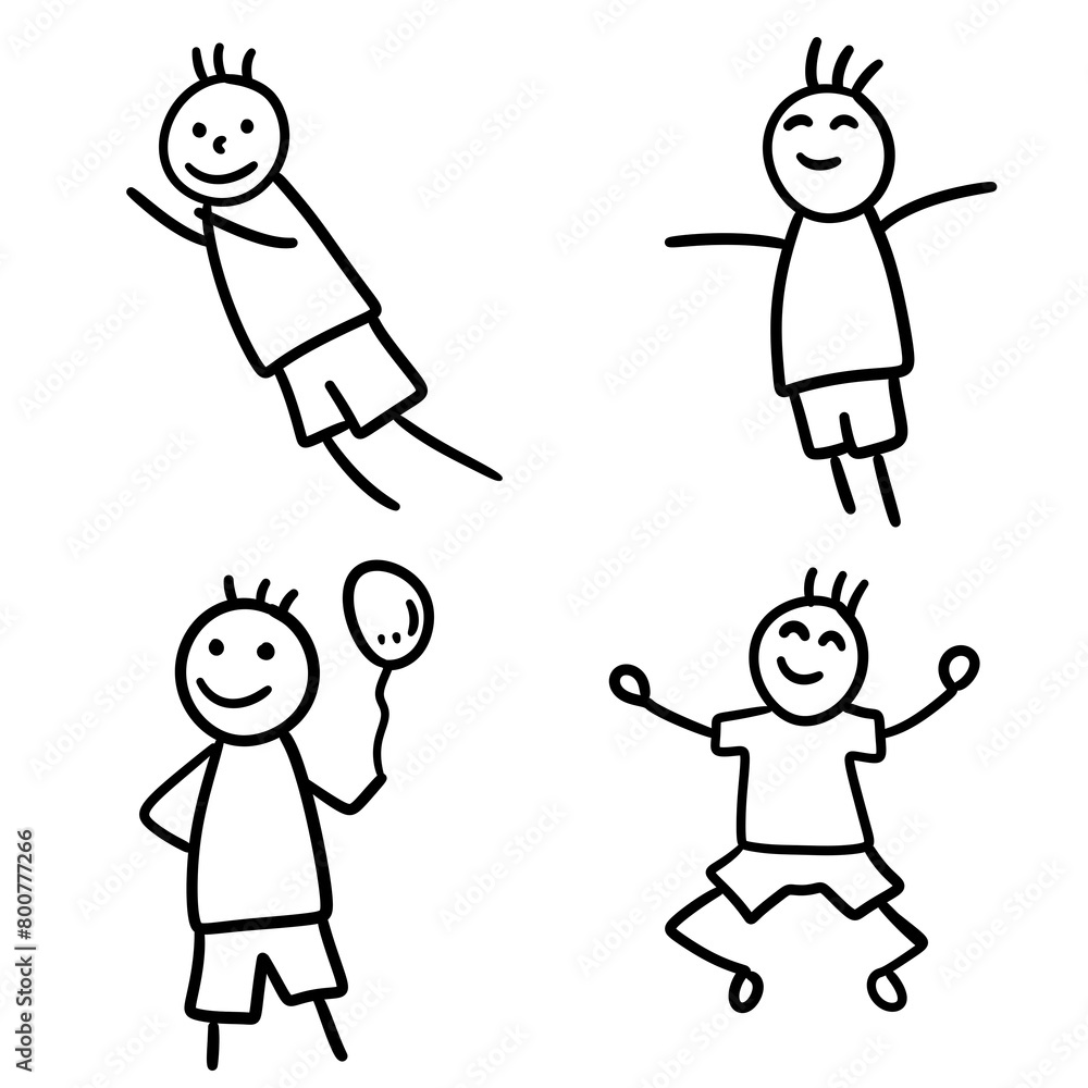 happy boy with balloons icon image, illustration design happy boy with balloons icon image, illustration design