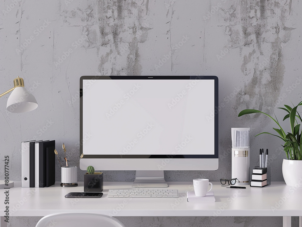 Fototapeta premium Mockup templates provide a convenient way for creators to visualize how their designs will look in the real world.