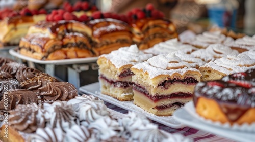 The festival also offers traditional German pastries and desserts such as apple strudel and black forest cake for those with a sweet tooth.