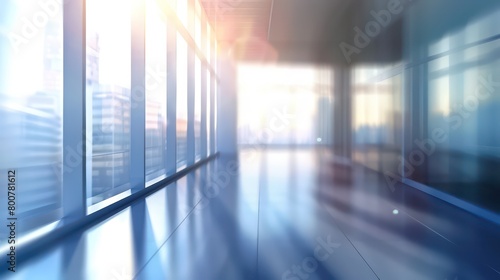 blurred hyperrealistic  office background