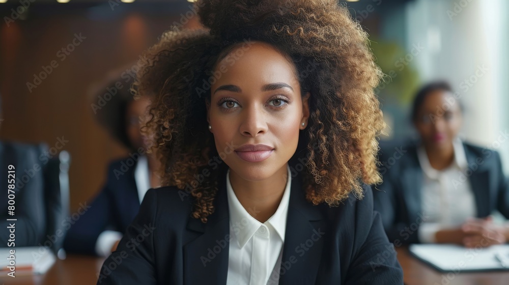 Leadership in Action: Businesswoman Leading a Diverse Team in Boardroom Discussion Leadership in Action: Businesswoman Leading a Diverse Team in Boardroom Discussion
