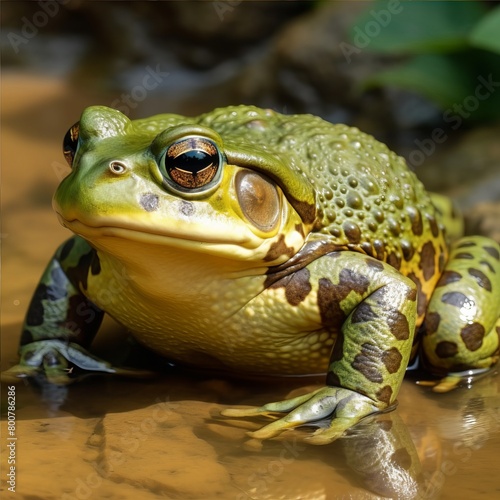 African Bullfrog Beauty  Striking Images of Amphibian Giants