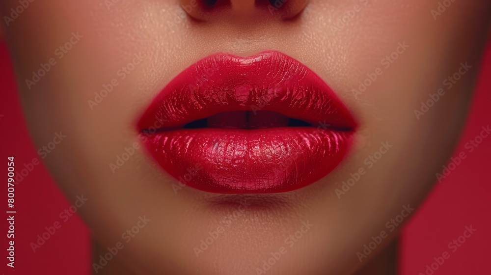 Close up shot photo of a woman lips Close up shot photo of a woman lips