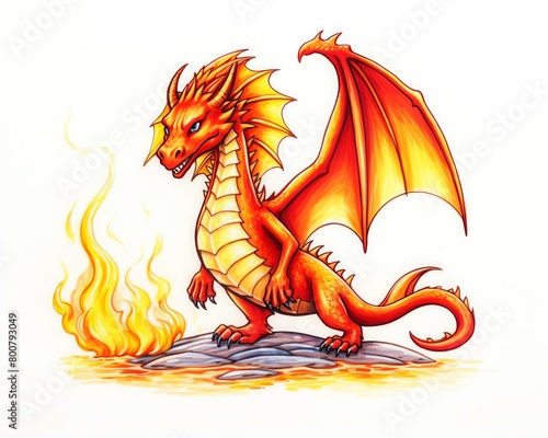 flame dragon  intense flame dragon