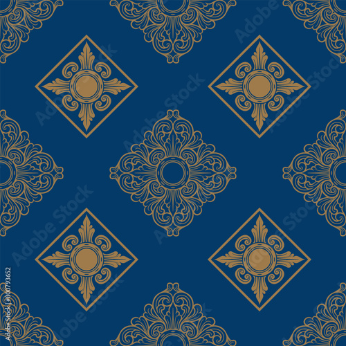 Balinese pattern, vintage vector , royal wallpaper 10