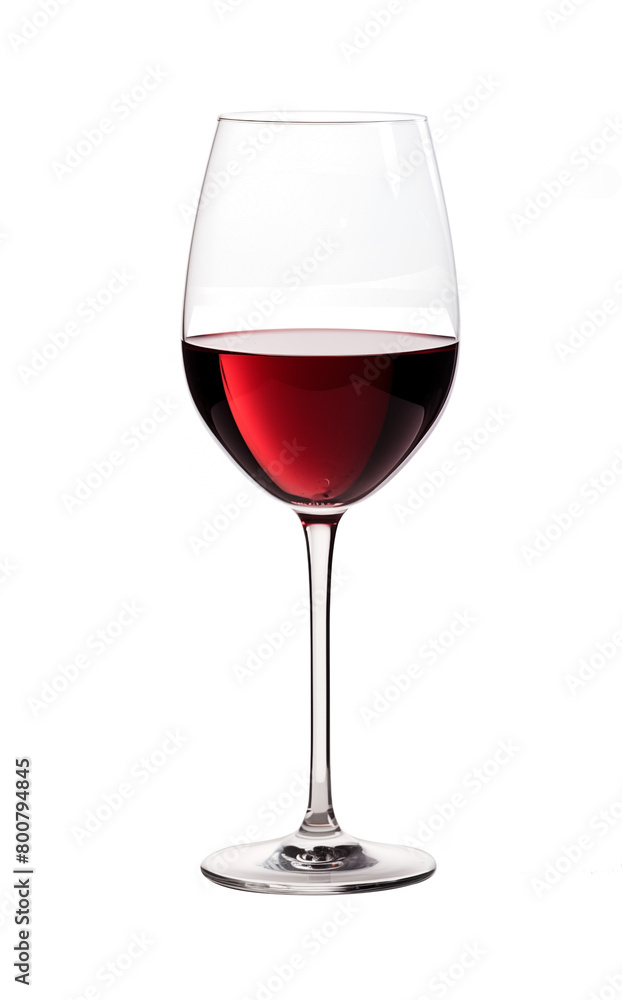 Elegant wine glass filled with red wine, showcasing a rich ruby color and perfect clarity, isolated on a transparent background. Generative AI Elegant wine glass filled with red wine, showcasing a rich ruby color and perfect clarity, isolated on a transparent background. Generative AI