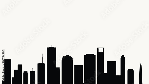 Wallpaper Mural abstract city skyline Torontodigital.ca