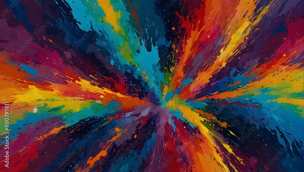 custom made wallpaper toronto digitalAbstract colorful background with splashes of vivid colors intertwining, forming flowing patterns and striking contrasts throughout ai_generated