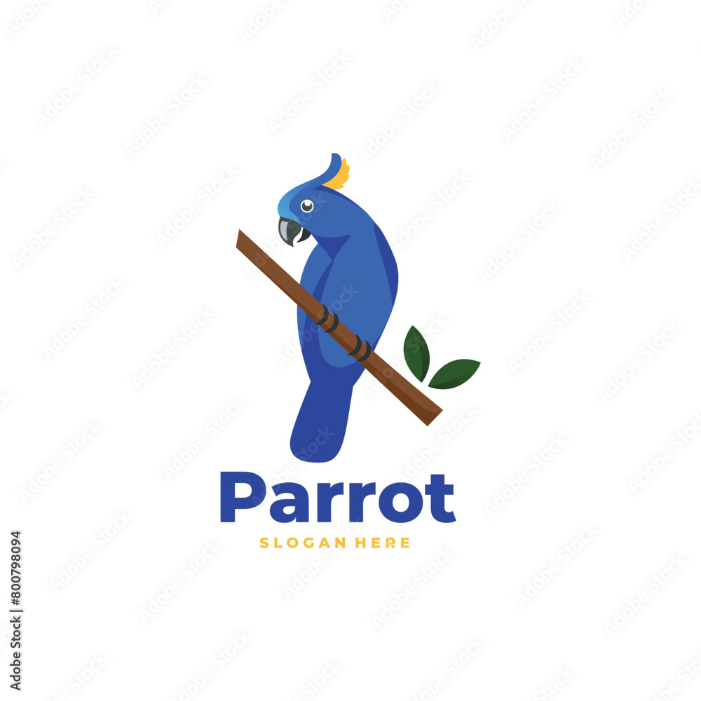 parrot modern logo vector parrot modern logo vector