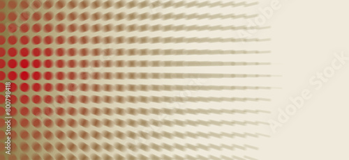 Abstract Red Dots Gradient Halftone Background
