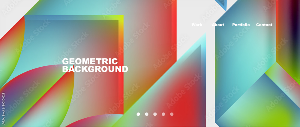 A vibrant geometric background using a gradient of colors like amber, magenta, and various tints and shades. Perfect for electronic device displays or techrelated art projects A vibrant geometric background using a gradient of colors like amber, magenta, and various tints and shades. Perfect for electronic device displays or techrelated art projects