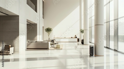 Serene Sophisticated Lobby Space Photo