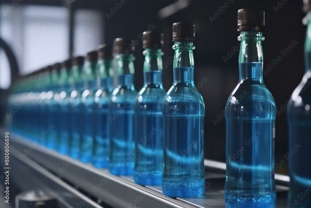 bottling, beverages, plastic, bottles, production, line, manufacturing, factory, conveyor, automated, machinery, industry, packaging, automation, equipment