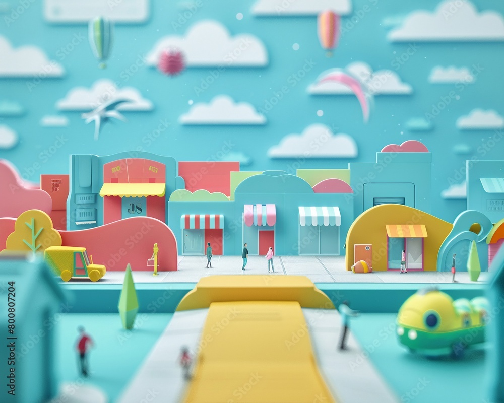 Analytics tools tracking retail foot traffic, vibrant mall scene showing consumer patterns, wide angle Analytics tools tracking retail foot traffic, vibrant mall scene showing consumer patterns, wide angle