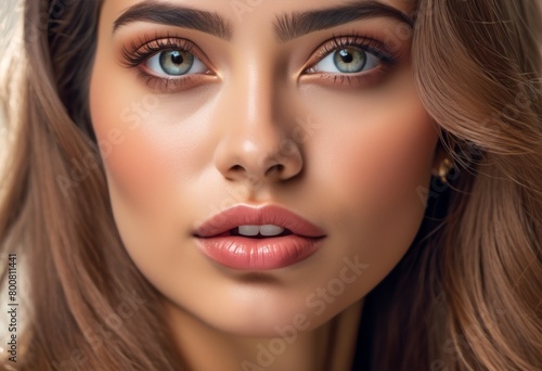 Wallpaper Mural A Portrait Of Breathtakingly Gorgeous, Exotic, Beautiful Woman.
 Torontodigital.ca