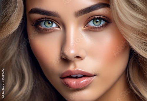 Wallpaper Mural A Portrait Of Breathtakingly Gorgeous, Exotic, Beautiful Woman.
 Torontodigital.ca