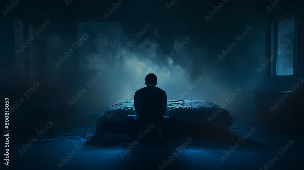 a depressed man a depressed man