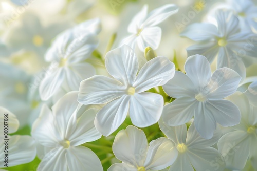 beautiful white flowers background © beatriz