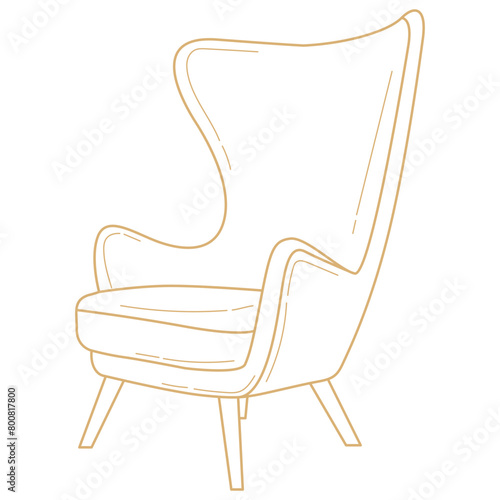 Furniture Line Art