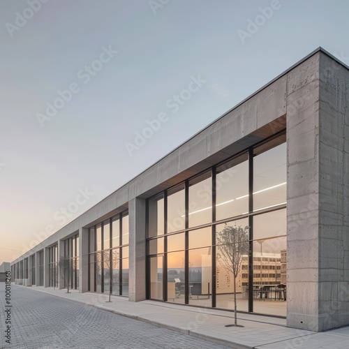 warehouse, the factory is built with steel and potentiometric aerated concrete bricks