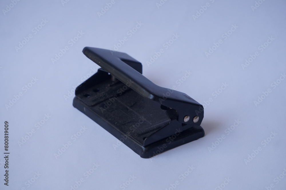 Black hole puncher isolated on white background Black hole puncher isolated on white background