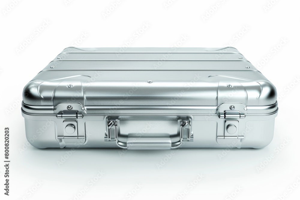 Aluminum hard case with style White background Aluminum hard case with style White background