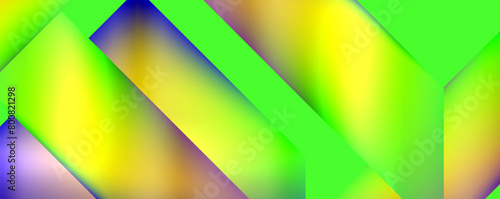 A closeup, macro photograph of a terrestrial plants leaves showcasing a vibrant display of colorfulness with tints and shades of magenta, electric blue, and grass green in a rectangular pattern