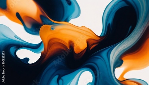 Fluid ink abstract background 