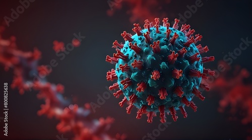 China Epidemic coronavirus 2019 CoVID in Wuhan Novel .Generative AI