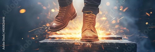Bootstrapping a business demands grit and innovation, leveraging selffunding to maintain control, business concept photo