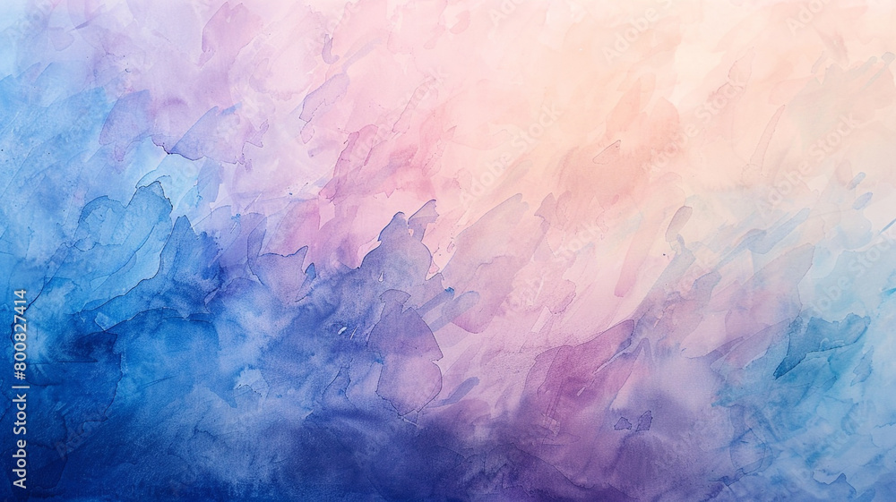  Delicate strokes of watercolor paint forming an abstract backdrop, with gentle gradients and subtle textures creating an ethereal atmosphere