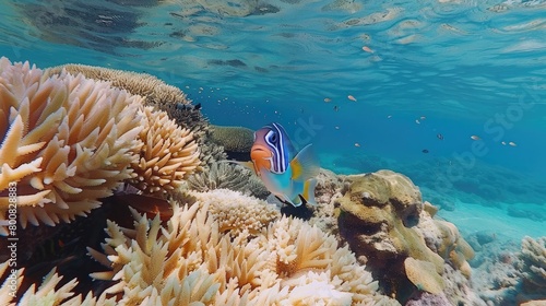 great barrier reef Australia underwater  colorful fishes  