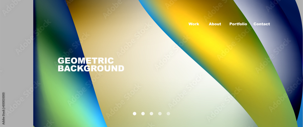 A geometric background featuring a rainbow of colors. Perfect for display devices, gadgets, or operating systems. The electric blue hues and circles create a visually appealing multimedia design A geometric background featuring a rainbow of colors. Perfect for display devices, gadgets, or operating systems. The electric blue hues and circles create a visually appealing multimedia design