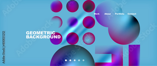 A vibrant design featuring a mix of azure, purple, and magenta circles on an electric blue background. Inspired by automotive lighting patterns and science, this font is modern and eyecatching