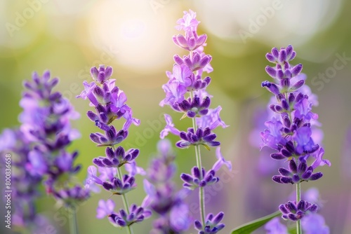 Close up of lavender blossoms