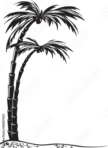 palm tree. Vector Illustration