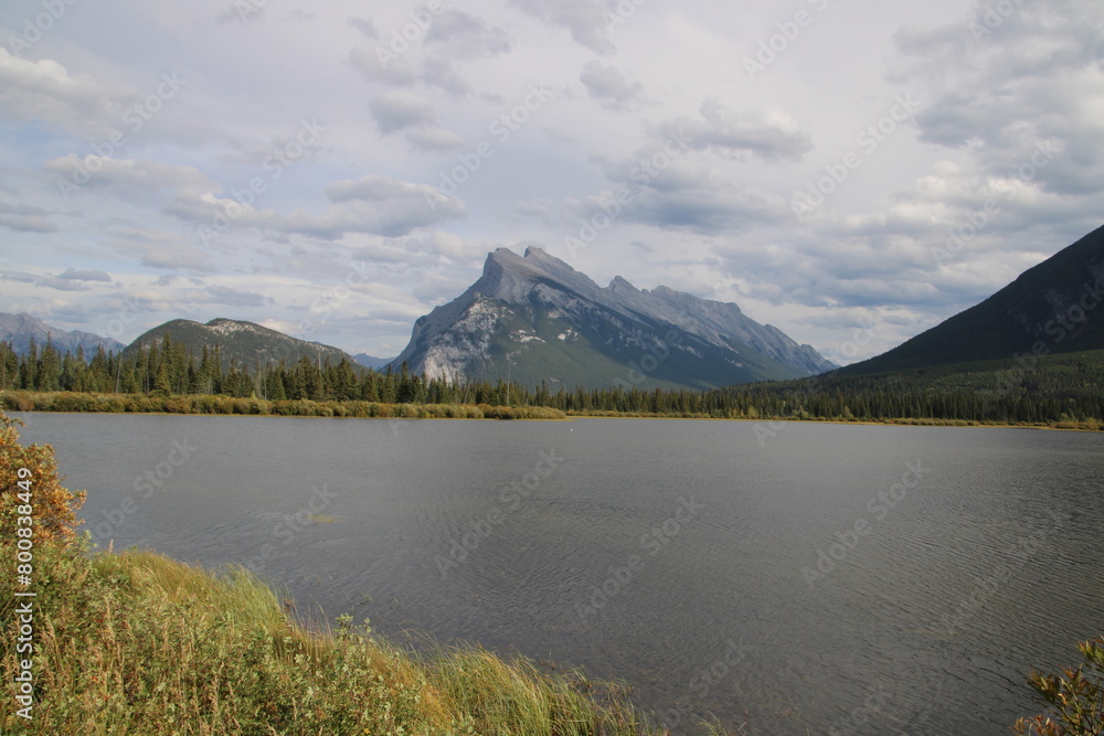 Summer On Vermilion Lakes, Banff National Park, Alberta