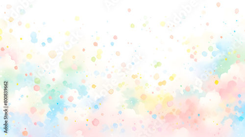 Wallpaper Mural Digital retro watercolor dots abstract graphic poster background Torontodigital.ca