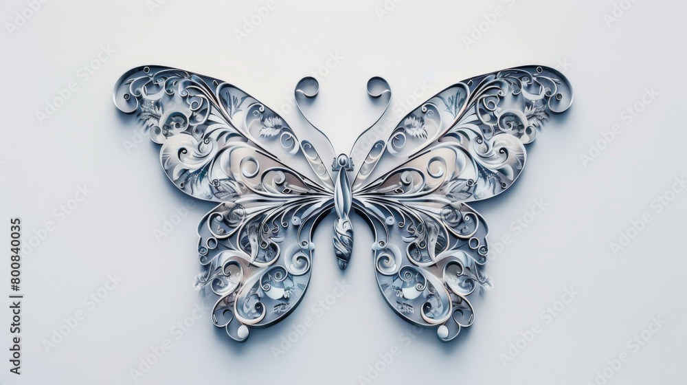 Beautiful background with a butterfly in the style of a vector illustration Beautiful background with a butterfly in the style of a vector illustration