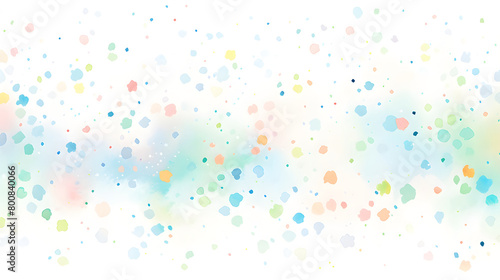 Digital retro watercolor dots abstract graphic poster background